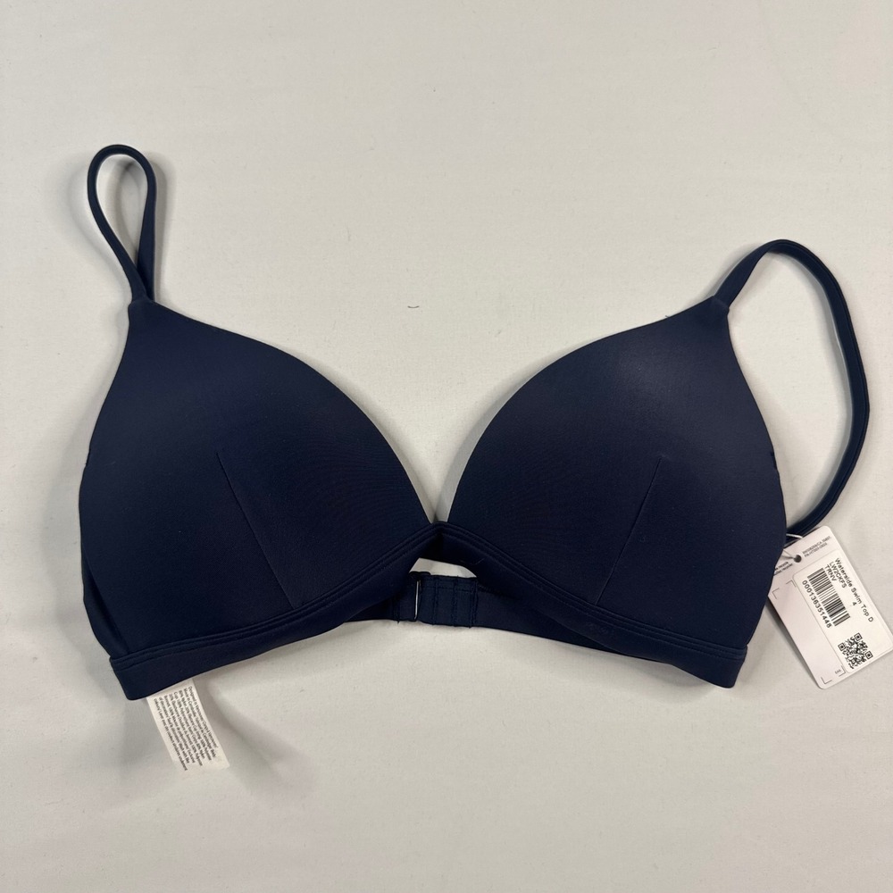 lululemon Waterside Swim‎ Top D Women 4 True Navy LW2CKFS Triangle Bikini NWT